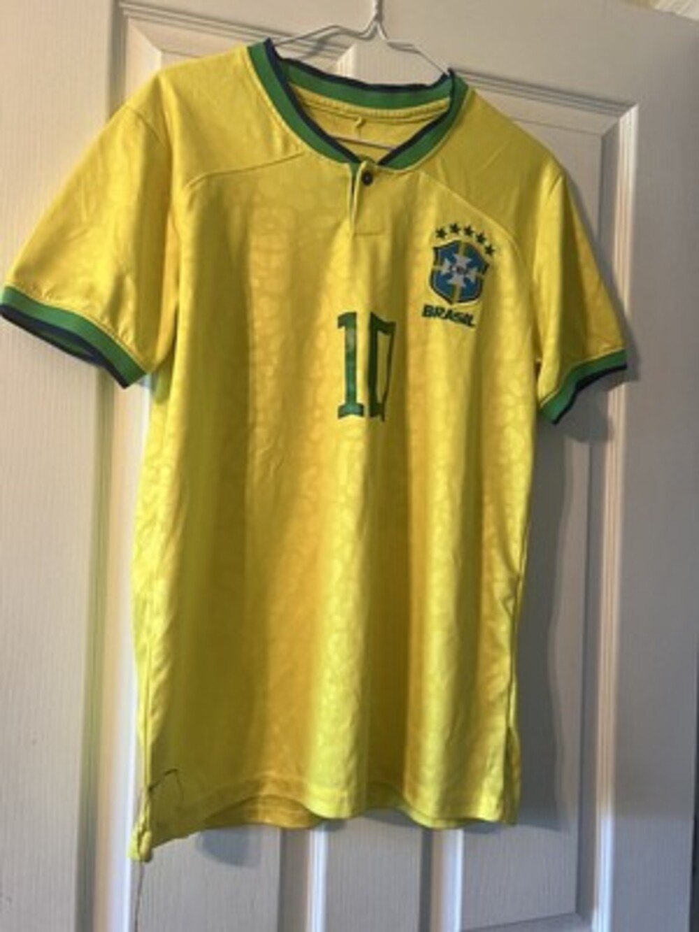Nemar Jr 10 Jersey Green And Yellow